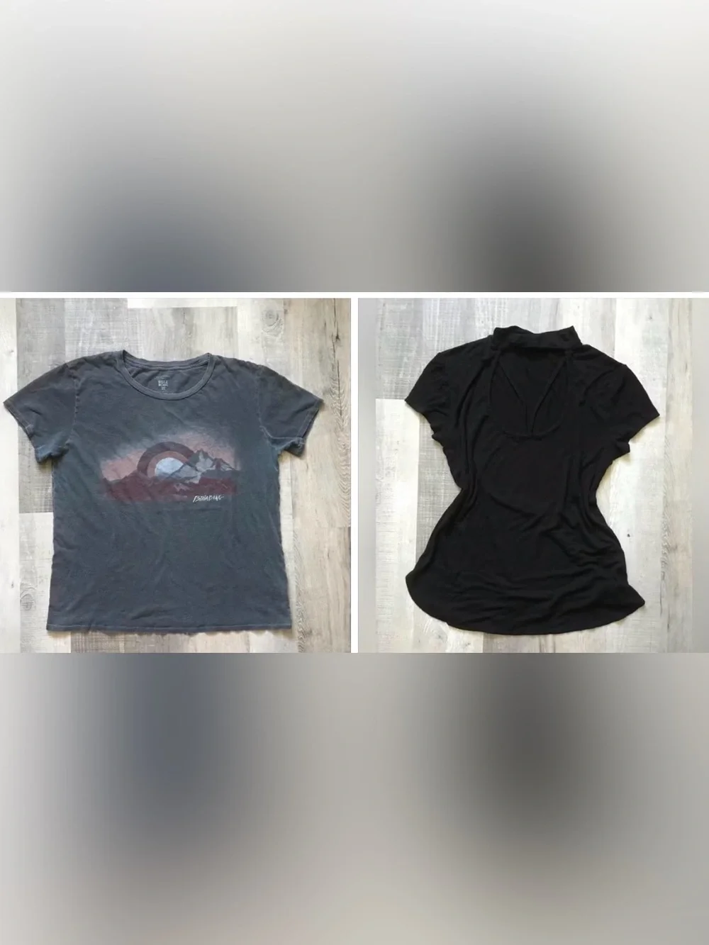 Short-Sleeve Relaxed Fit Tops Size L